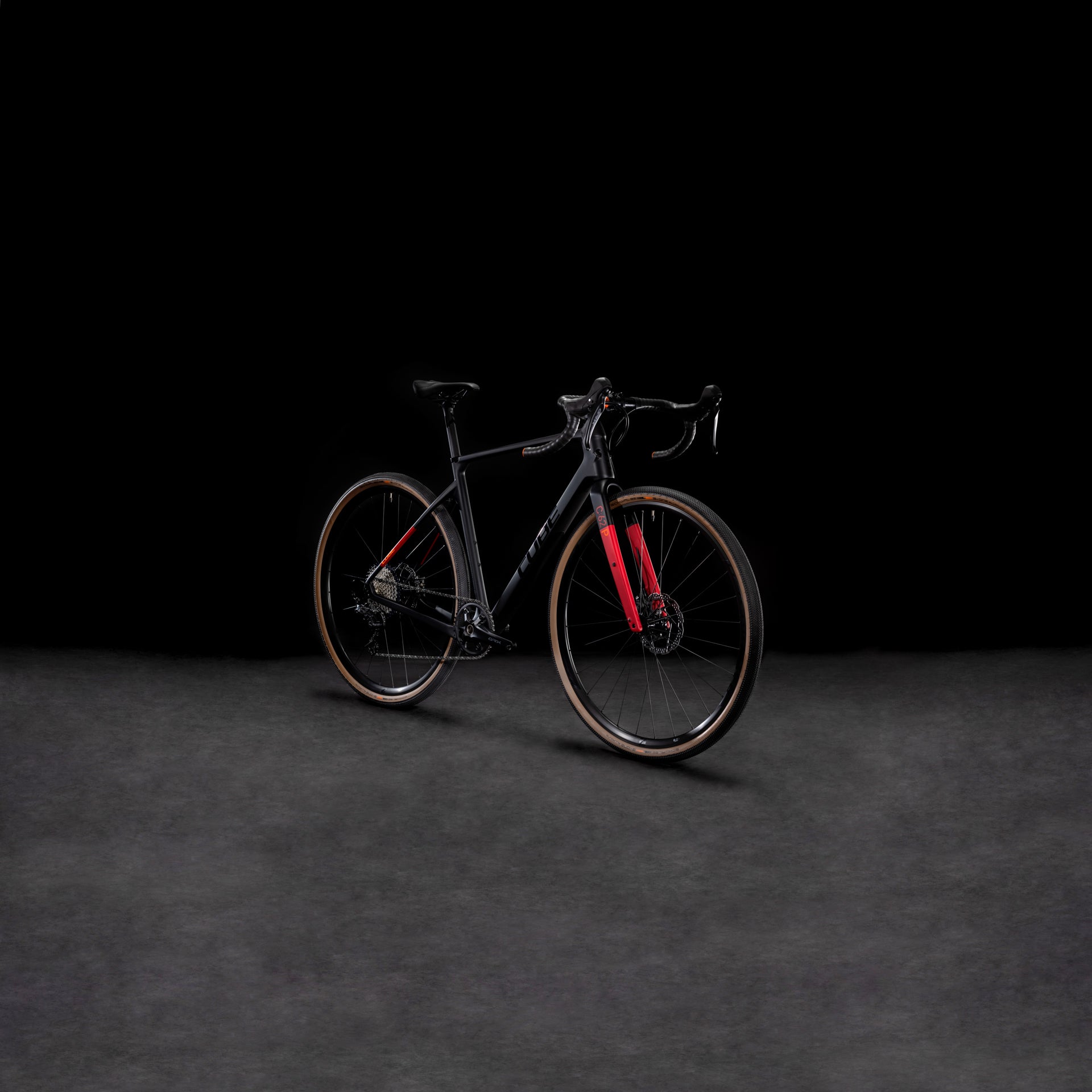 Bicicleta para gravel Cube Nuroad C:62 Pro Carbon'n'Red 2022 / Transmisión 1x11 velocidades